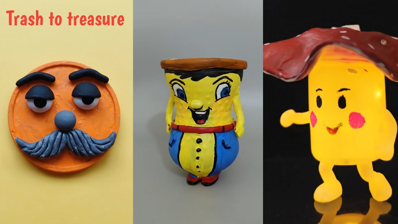 Trash to treasure / Best out of waste from plastic bottle / Plastic lid reuse idea / Diy projects