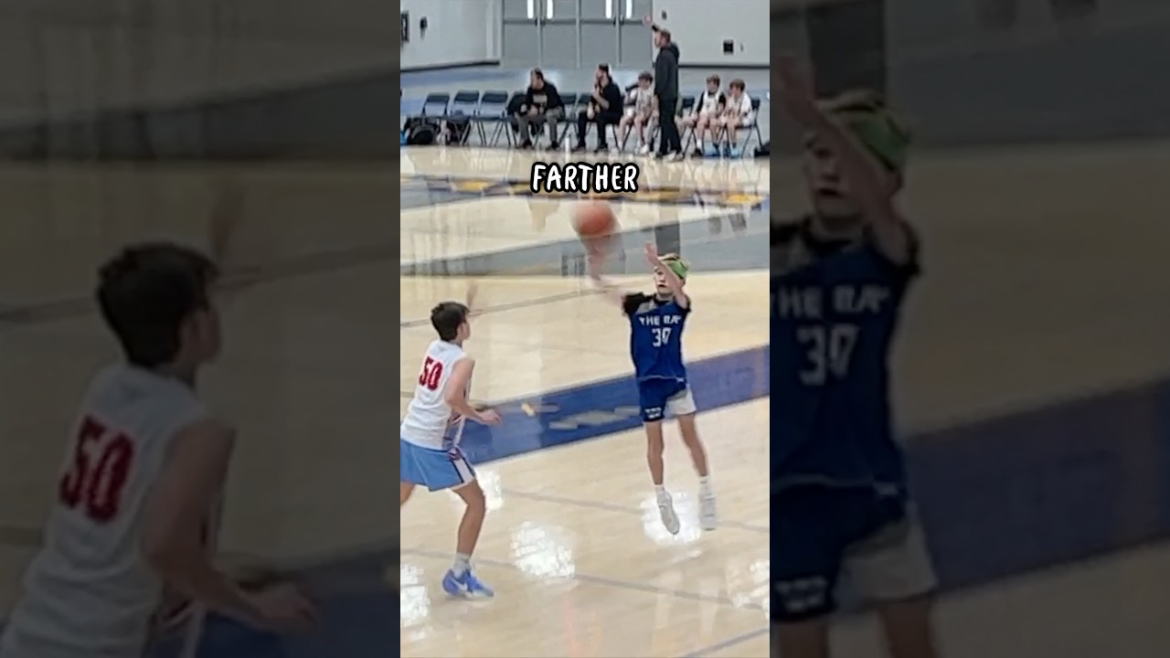 3 Pointers BUT they get increasingly FARTHER!