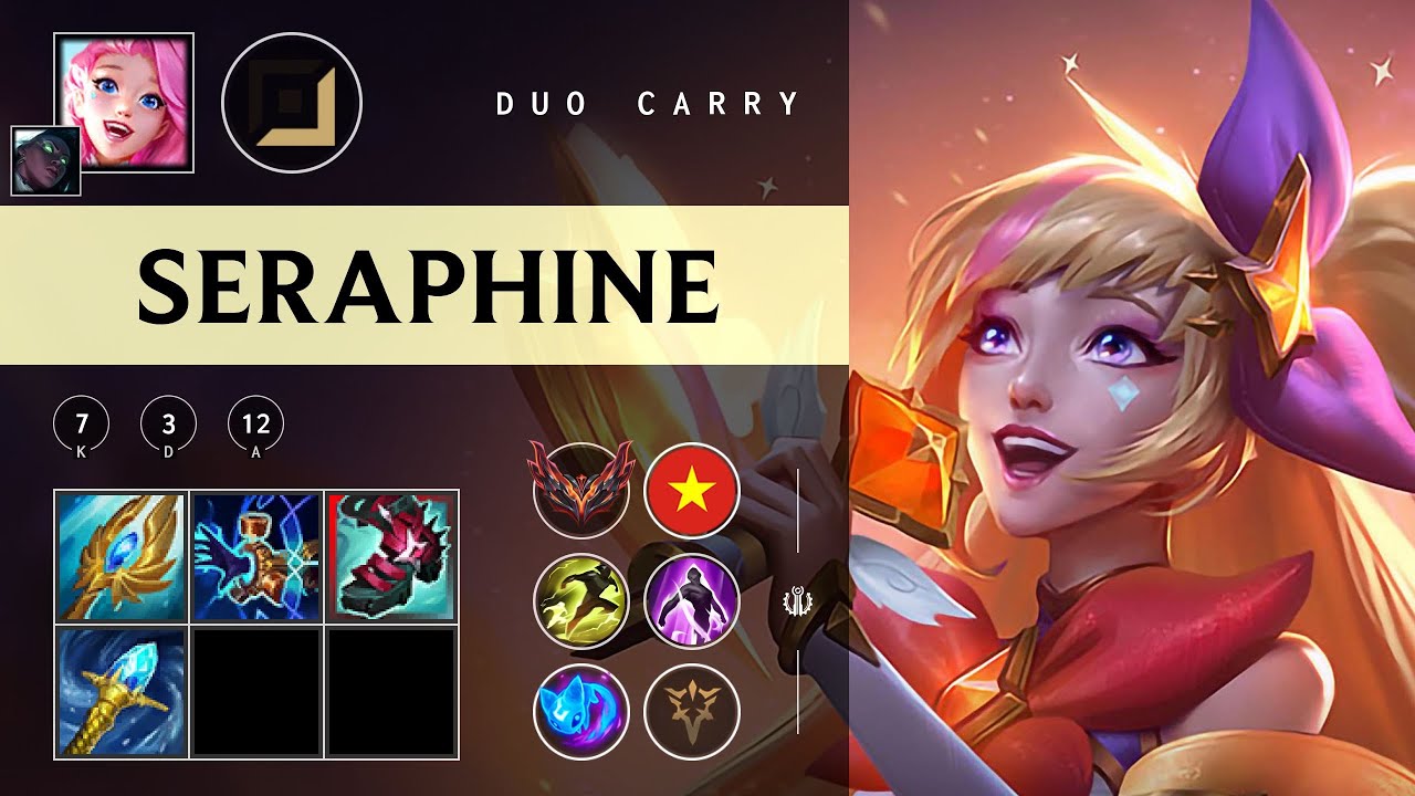 Seraphine Carry vs Kai'Sa - VN Grandmaster Patch 25.24