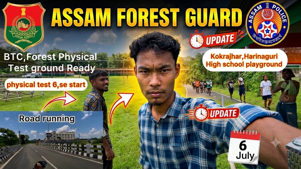🔥BTC-Forest Physical Test Road Running Kidhar Se Jana Padega Video Dekho🤔🤔