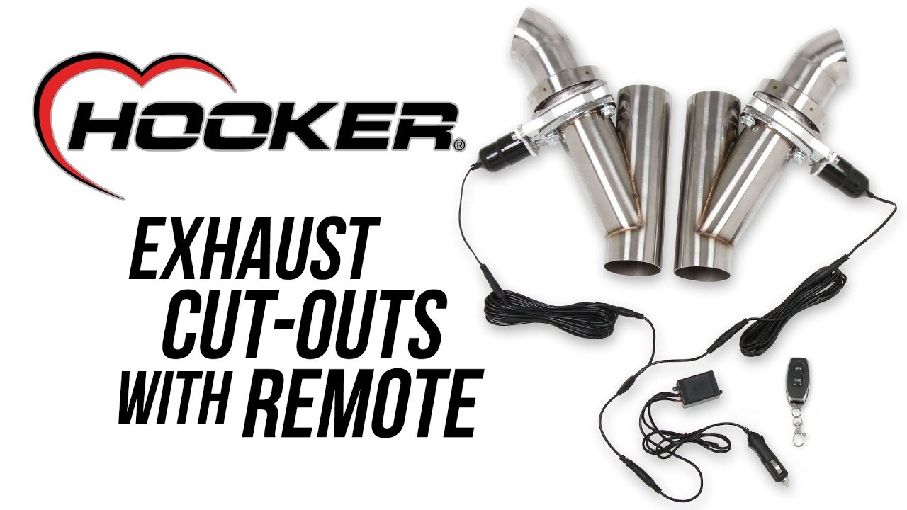 Hooker Exhaust Cut-Out Kits With Remote