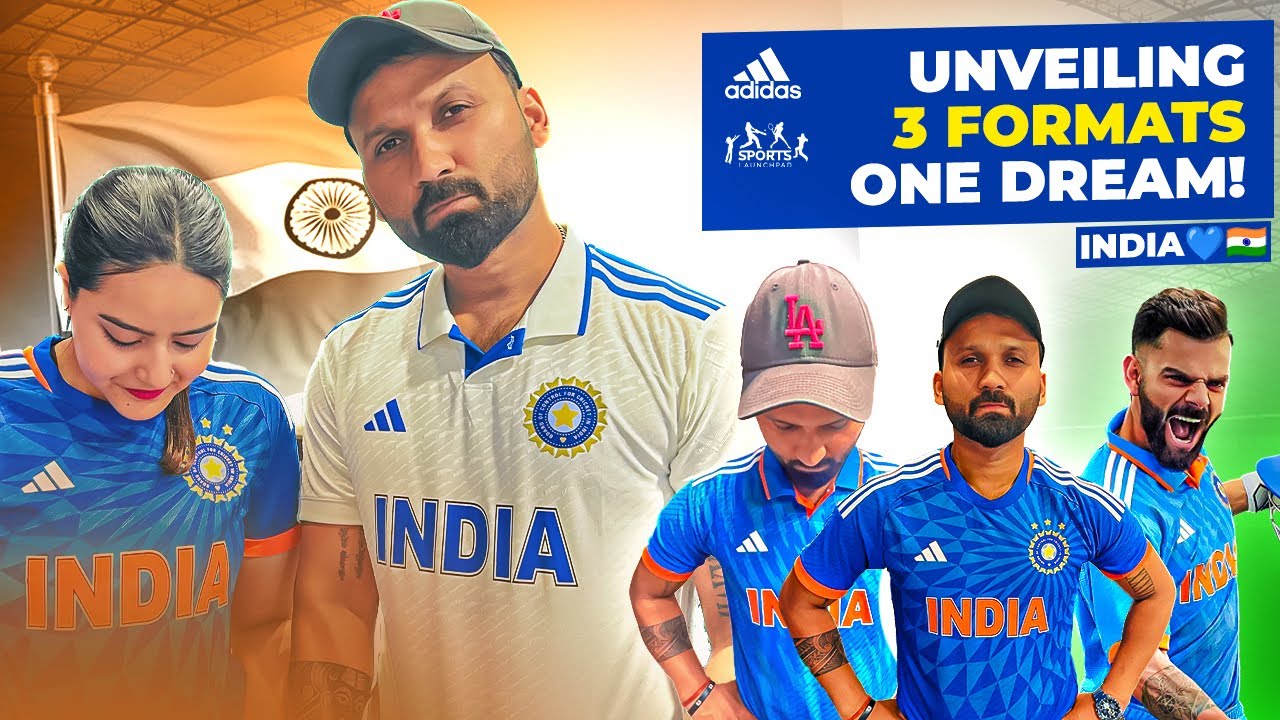 India’s New Jersey Looks 🔥EXCLUSIVE🤯| Men In Blue 🔥| #cricket #adidas #indiancricket