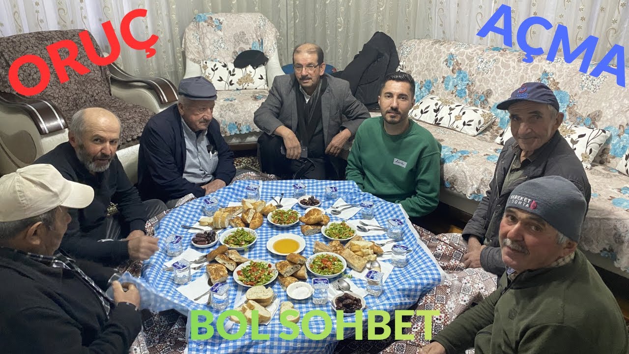 ORUÇ AÇMA - HOCA LEBEDİ - RAHMİ ASLANDOĞDU İFTAR DAVETİ - KÖYDE RAMAZAN - BOL SOHBET 