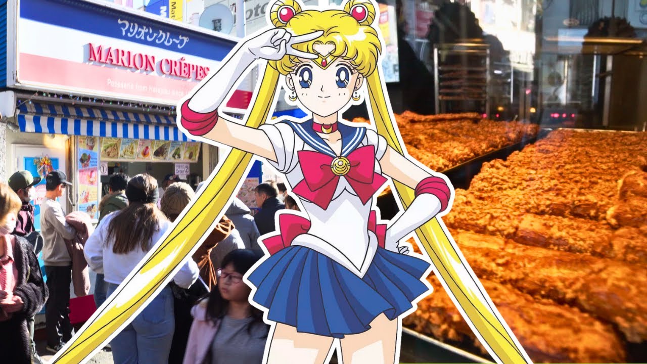 HARAJUKU Street Food, Shopping, and Sailor Moon Store