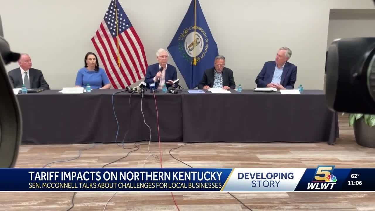 Sen. Mitch McConnell discusses how tariffs are hurting Kentucky&rsquo;s economy