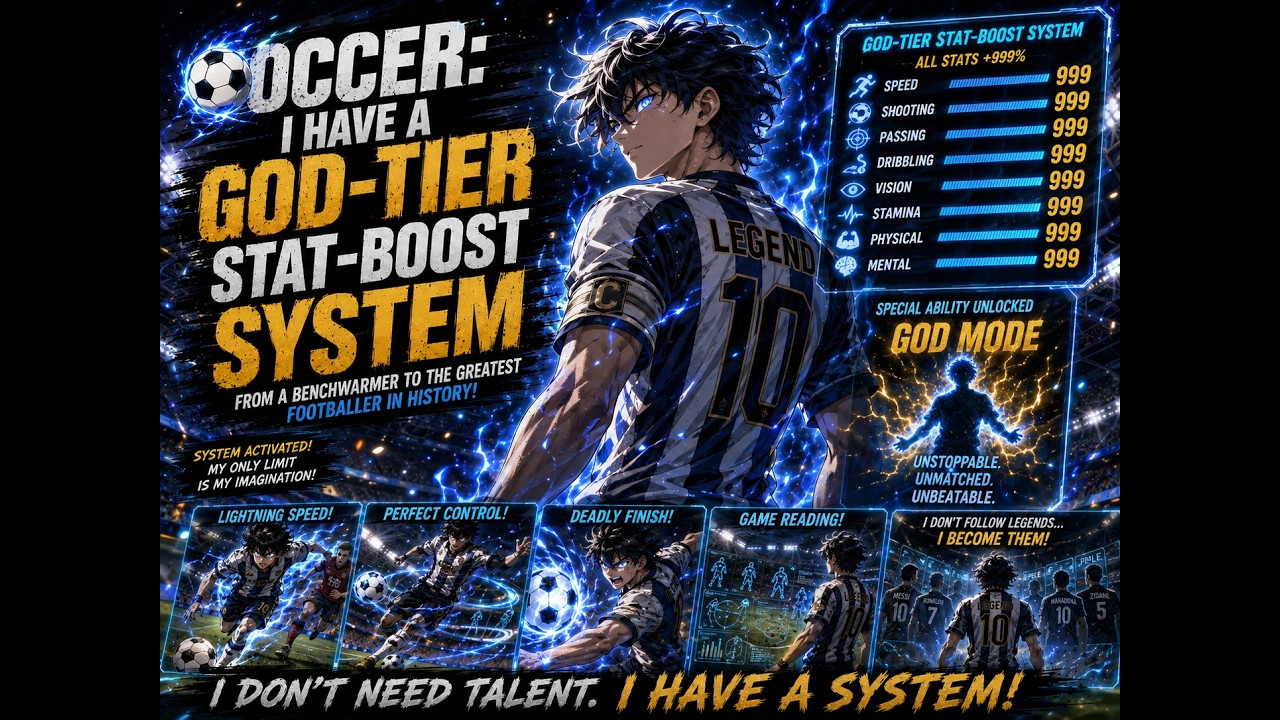 Soccer: I Have a God-Tier Stat-Boost System