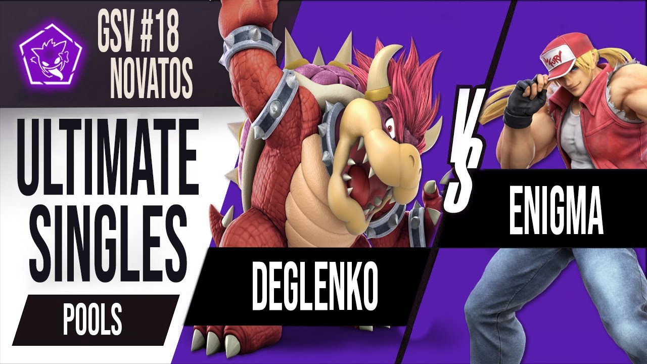 GSV #18 Novatos - Pools - Enigma (Terry) Vs DeGlenko (Bowser) Smash Ultimate Lima Perú
