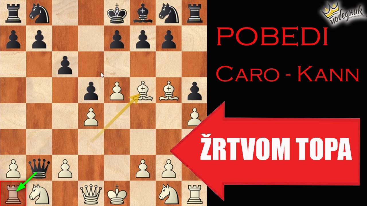 Pobedi Karo-Kann žrtvom topa u otvaranju!