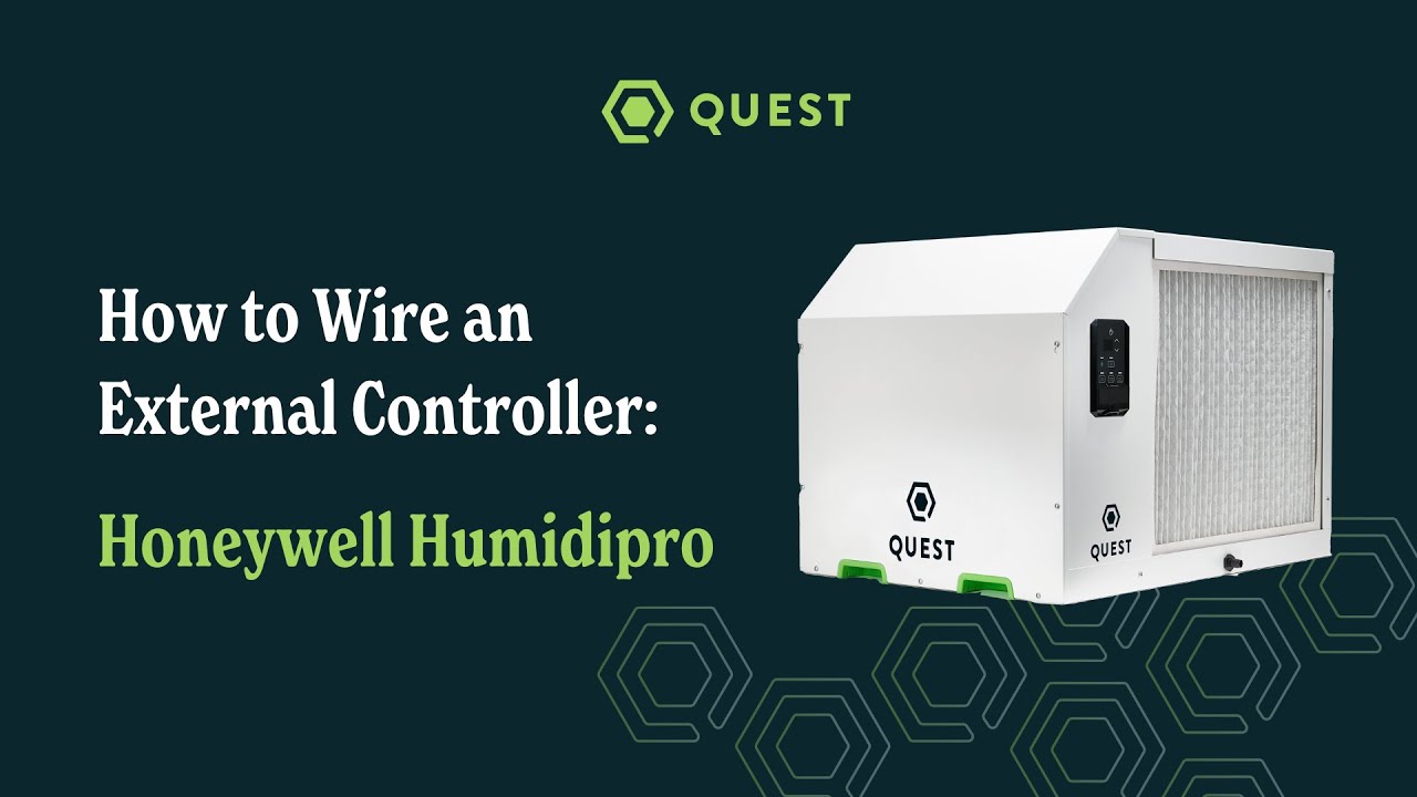 Quest Climate | How to Wire a Honeywell HumidiPro to Quest Dehumidifiers