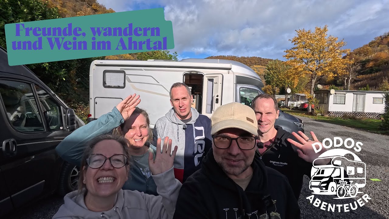 Freunde, wandern und Wein im Ahrtal