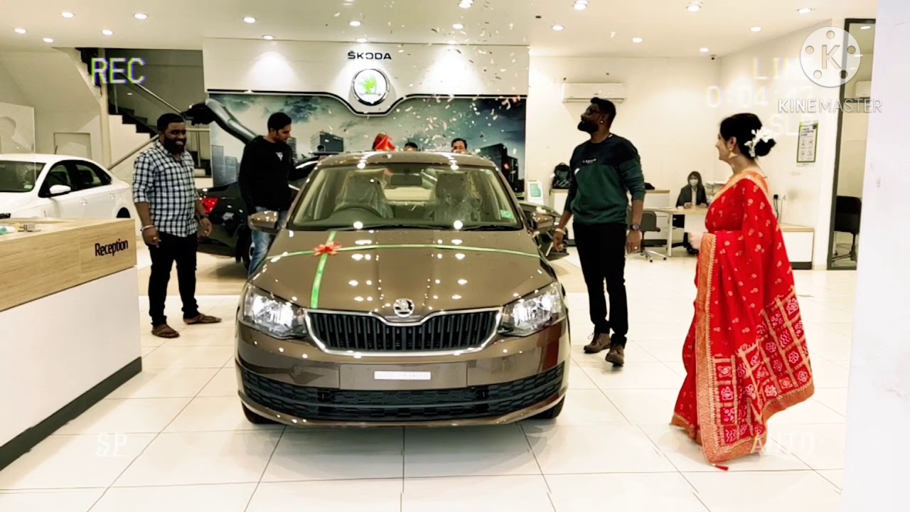 ALL NEW SKODA RAPID RIDER PLUS 1.0TSI MT TOFFEE BROWN COLOUR DELIVERY 🚗🚗🚗🥳🥳🥳