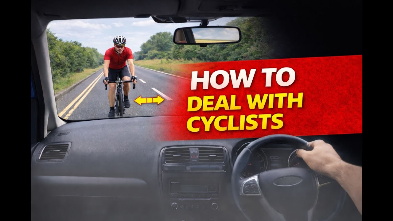 How to deal with cyclists on your driving Test UK | With DYU T1 Electric Bike