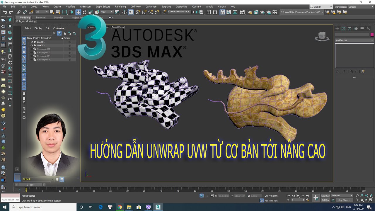 3ds Max | Unwrap từ cơ bản đến nâng cao