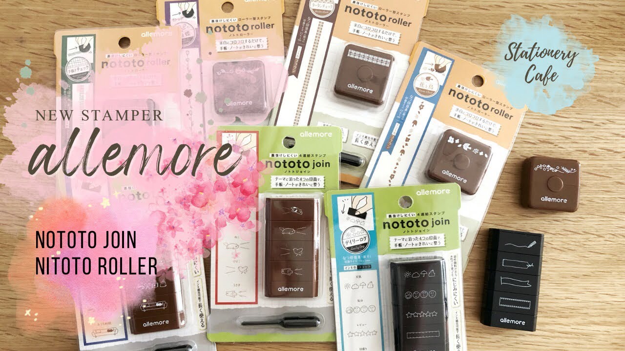 【REVIEW】Stamper Allemore / nototo join / nototo roller ตัวปั้มใหม่ ตกแต่งไดอารี่