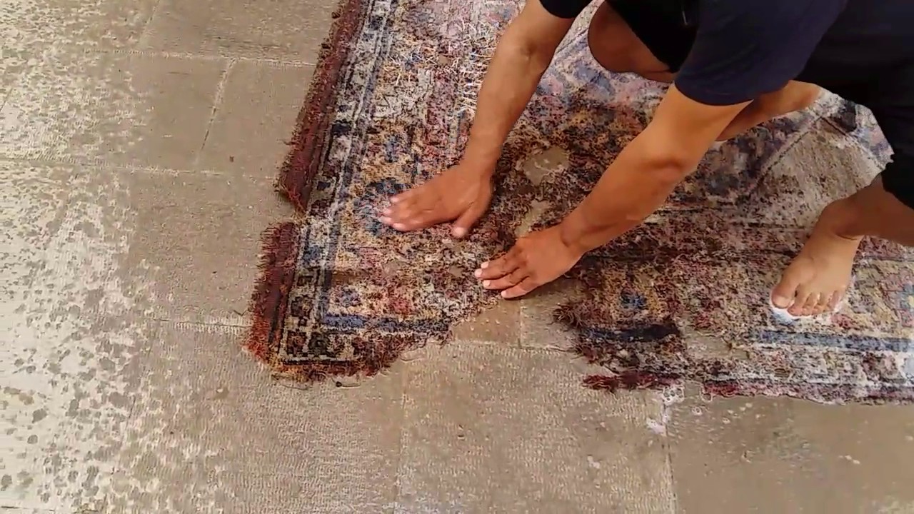 Lavaggio tappeto a mano, Questo Tizio è Un GENIO! Wow Tabriz carpet ud