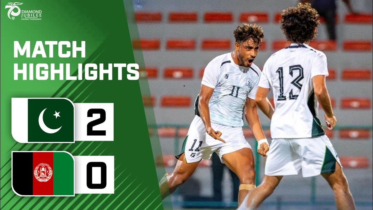 FINAL MATCH | PAKISTAN vs AFGHANISTAN HIGHLIGHTS | Diamond Jubilee Football Tournament 🇲🇻 