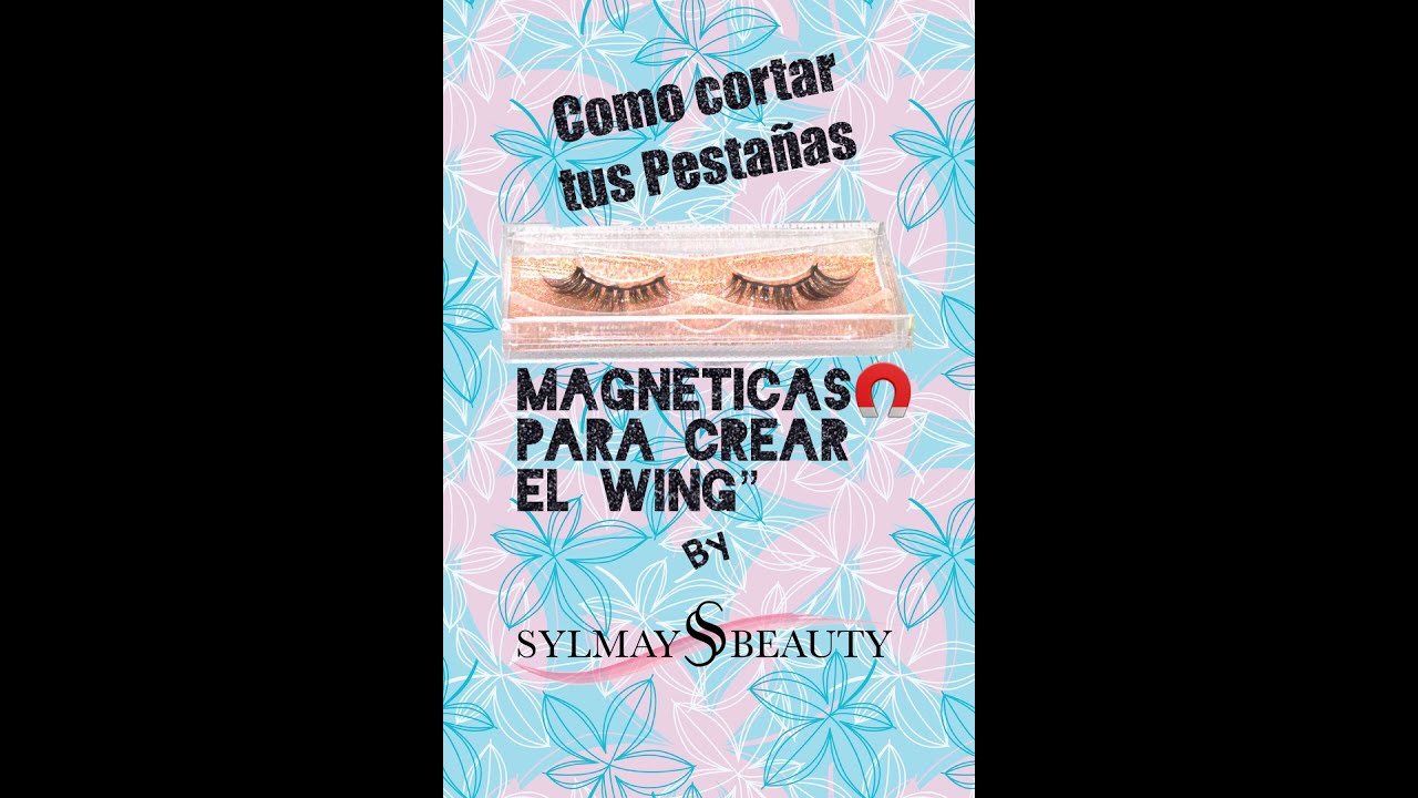 Como cortar tus pestañas magnéticas para crear el “wing”