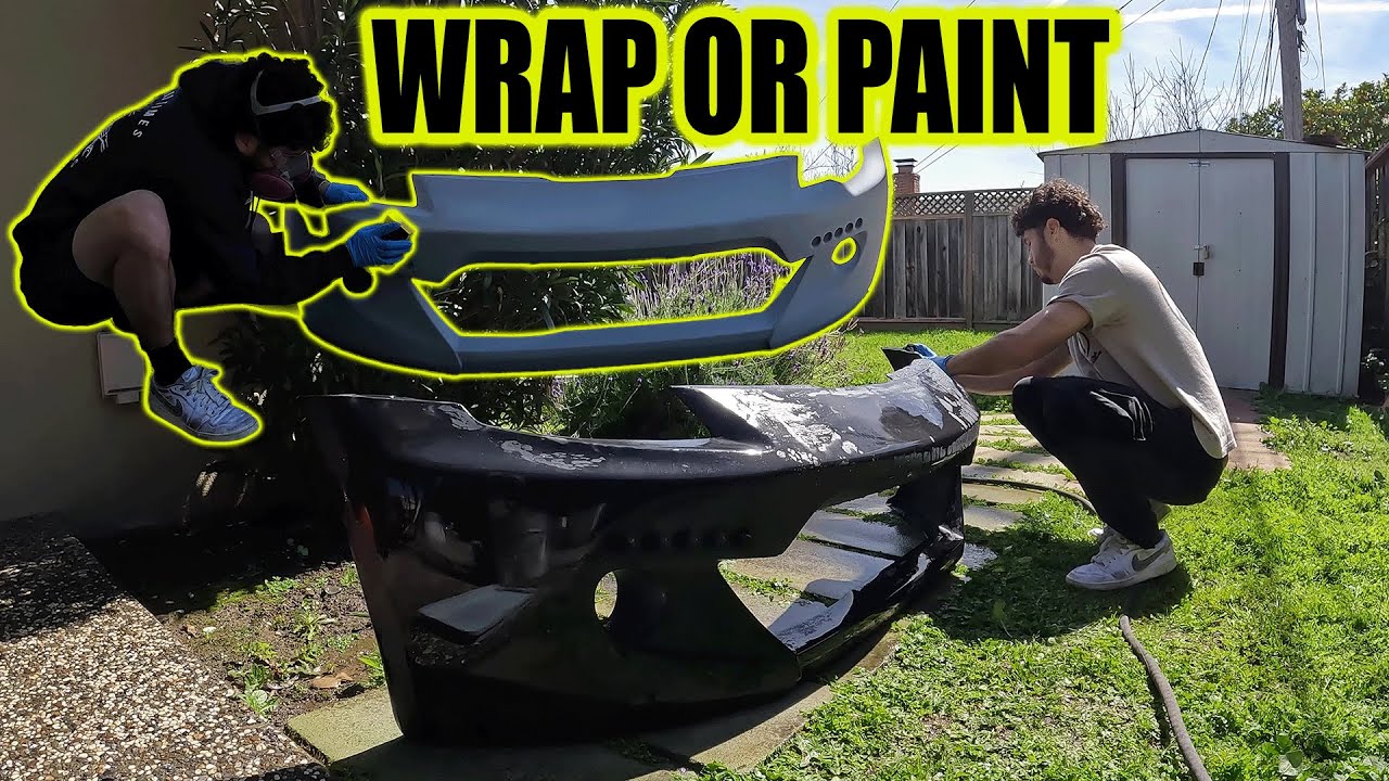 How to Prepare KBD BUMPER for Wrap or Paint (MAKE IT STICK)