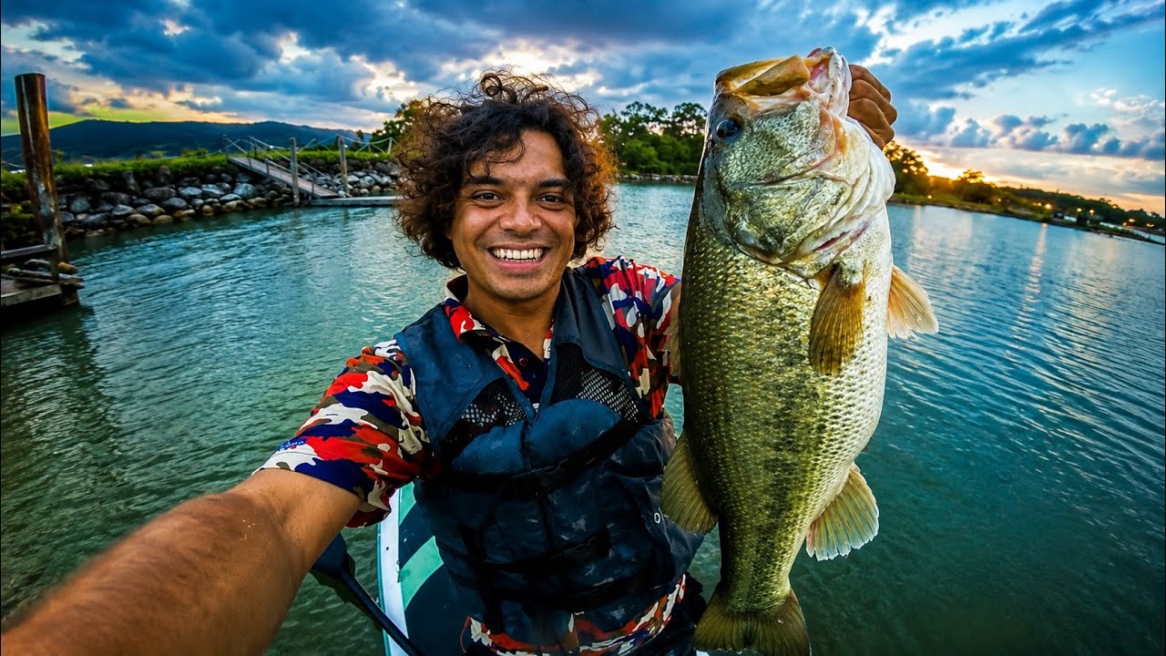 Pesque Lobina Gigante en el Lago de Chapala! | NUEVO R&Eacute;CORD!