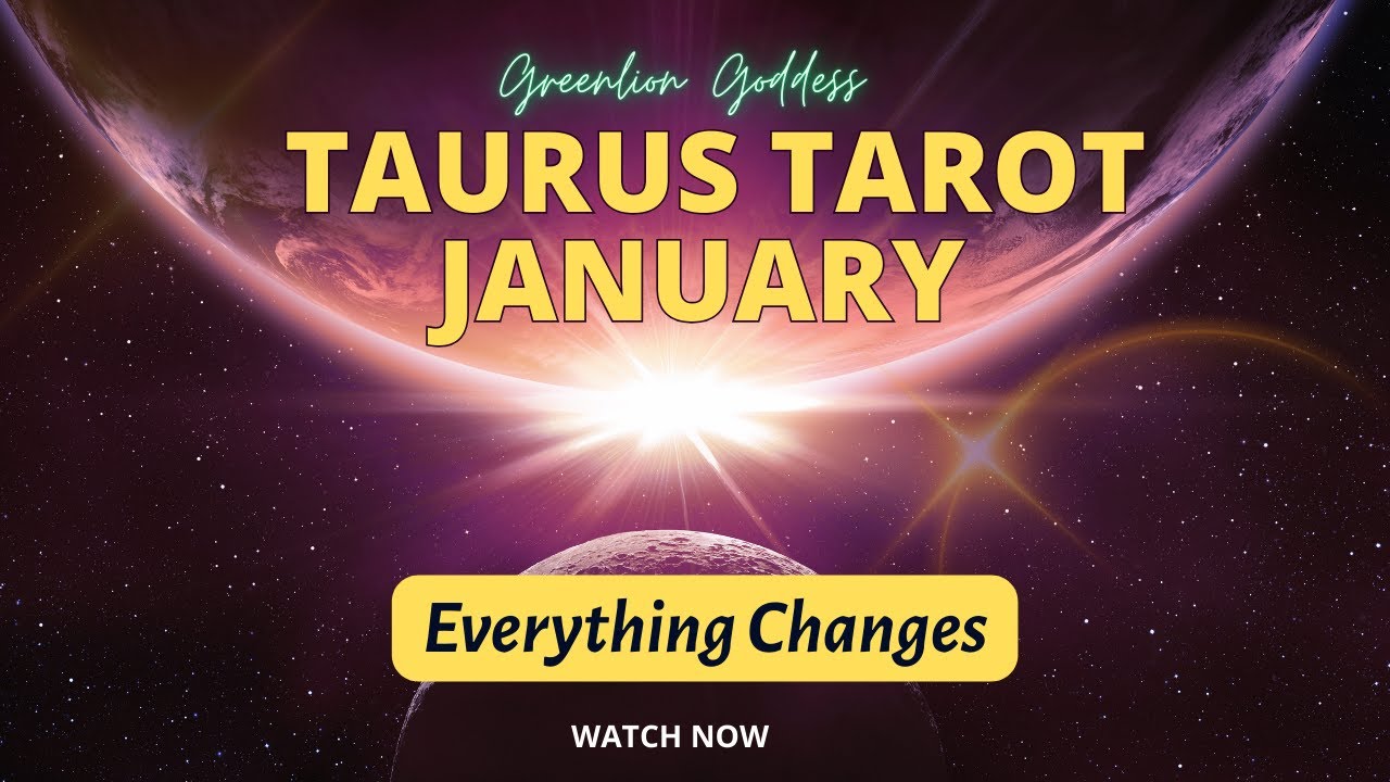 TAURUS TAROT JANUARY 2026 ♉✨ Everything Changes &mdash; Rebuilding Your True Foundation!