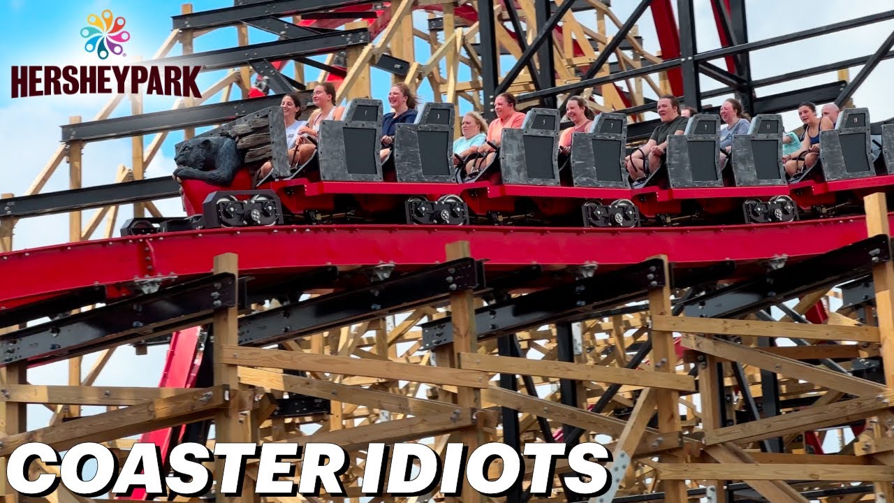 Месть дикого кота слишком хороша! — День в Хершипарке с идиотами из Coaster Idiots