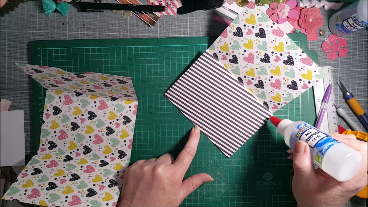 Tuto happymail avec une feuille 30x30 action