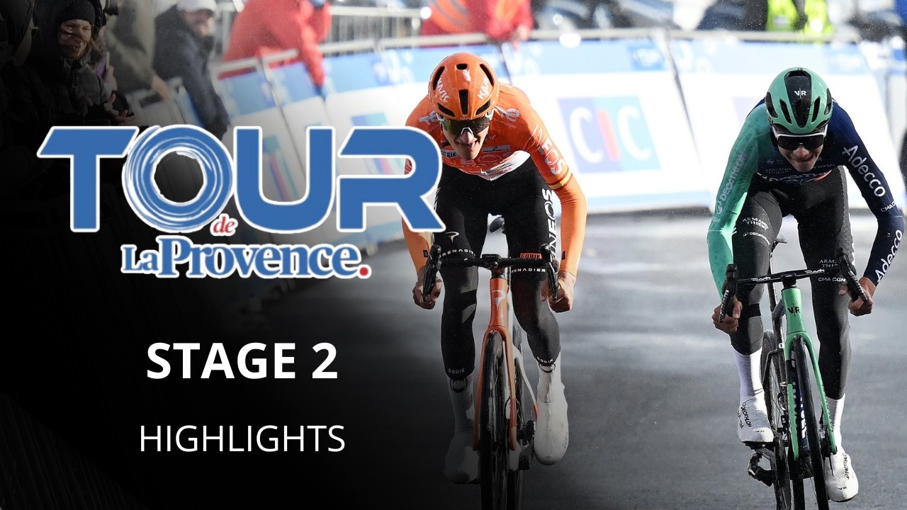 Tour de la Provence - Stage 2 Highlights - Huge battle at the summit of Lure Mountain