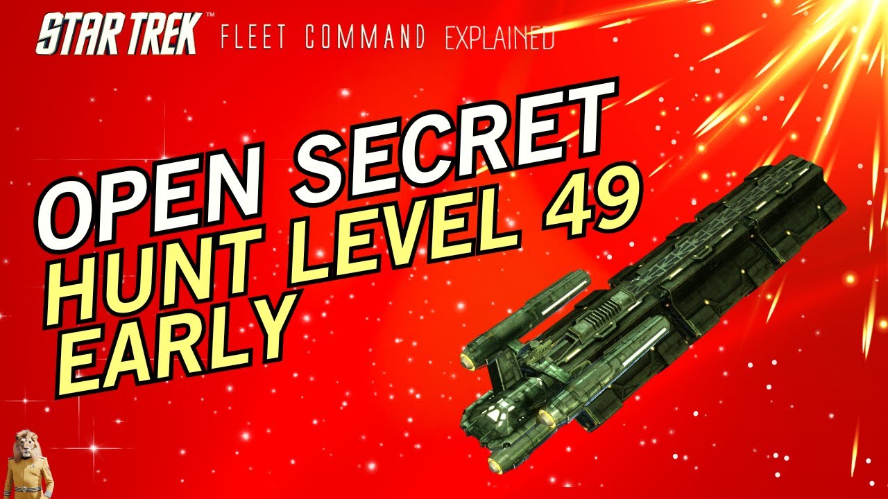 OPEN SECRET | How to hunt Level 49 hostiles early  | Outside Views STFC 2023