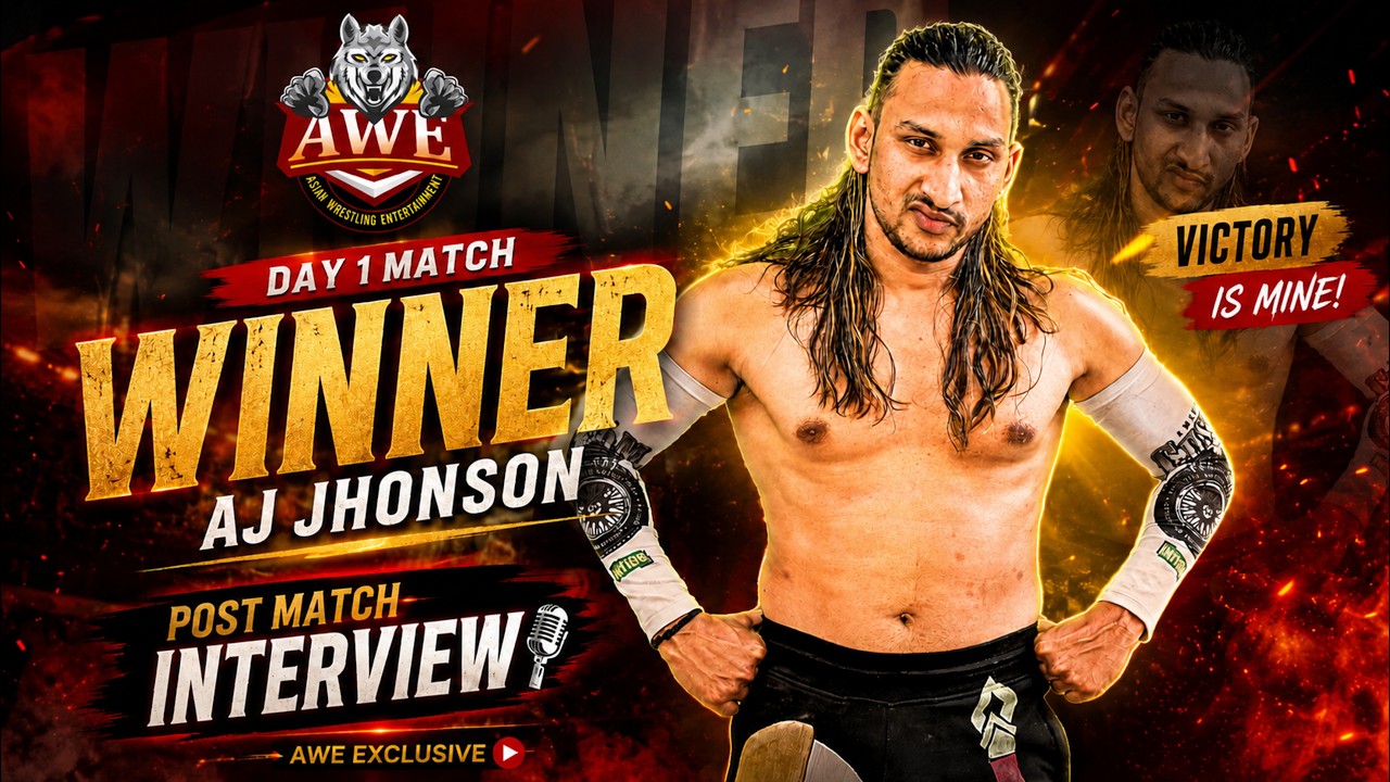 AJ JOHNSON Post Match Interview | Day 1 Winner | AWE Exclusive |
