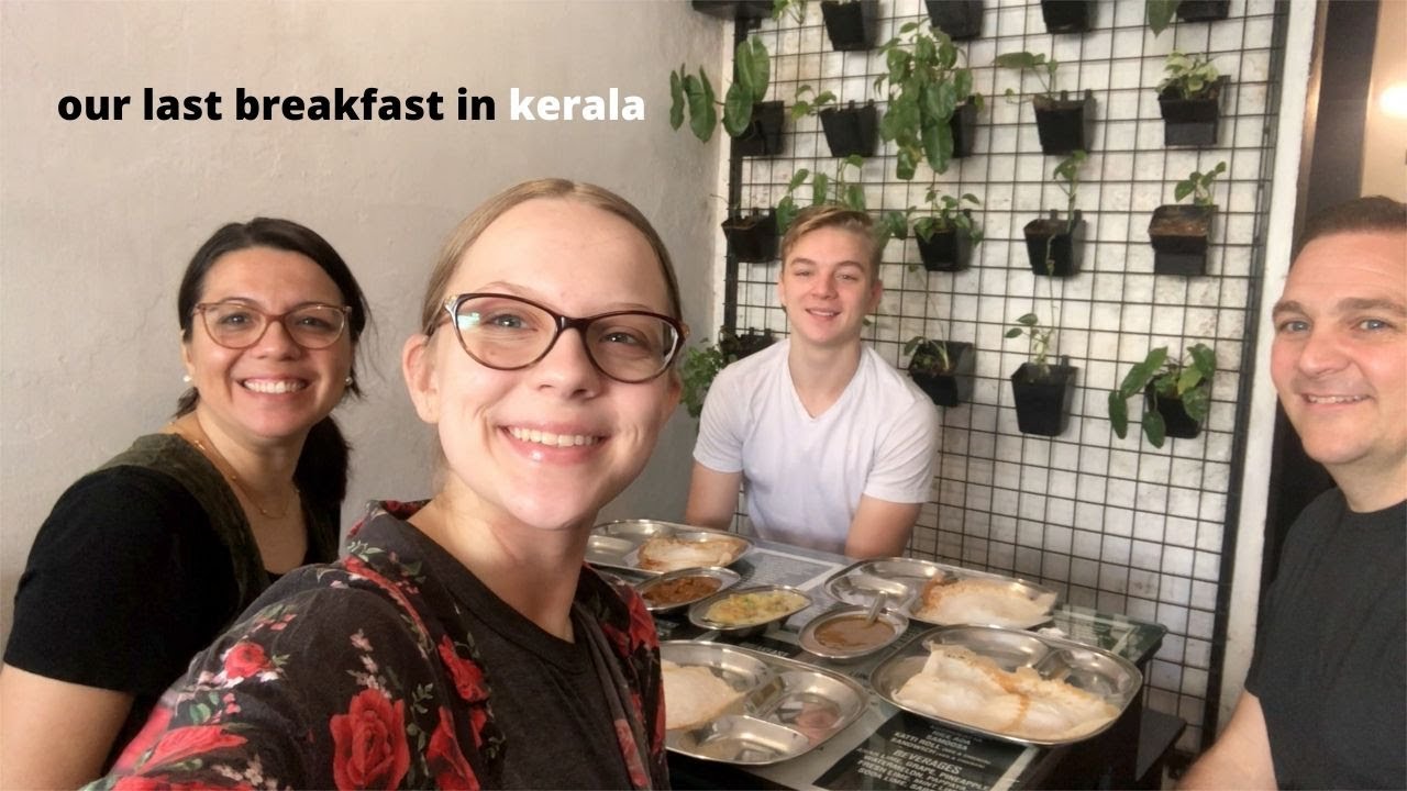 Our Last Kerala Breakfast 😢 | Foreigners Eat Kerala Food |The Eatery Kochi Vlog 🇮🇳
