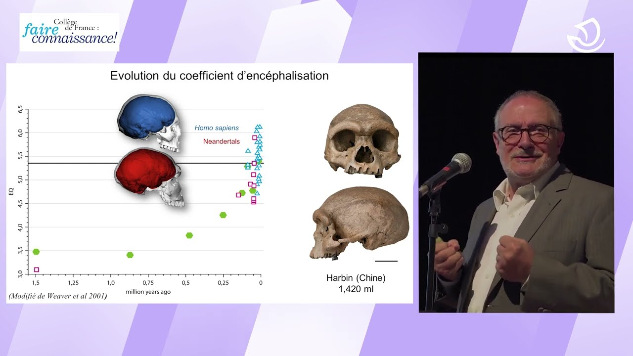 « Origine et expansion d’Homo sapiens » par Jean-Jacques Hublin, professeur au collège de France .