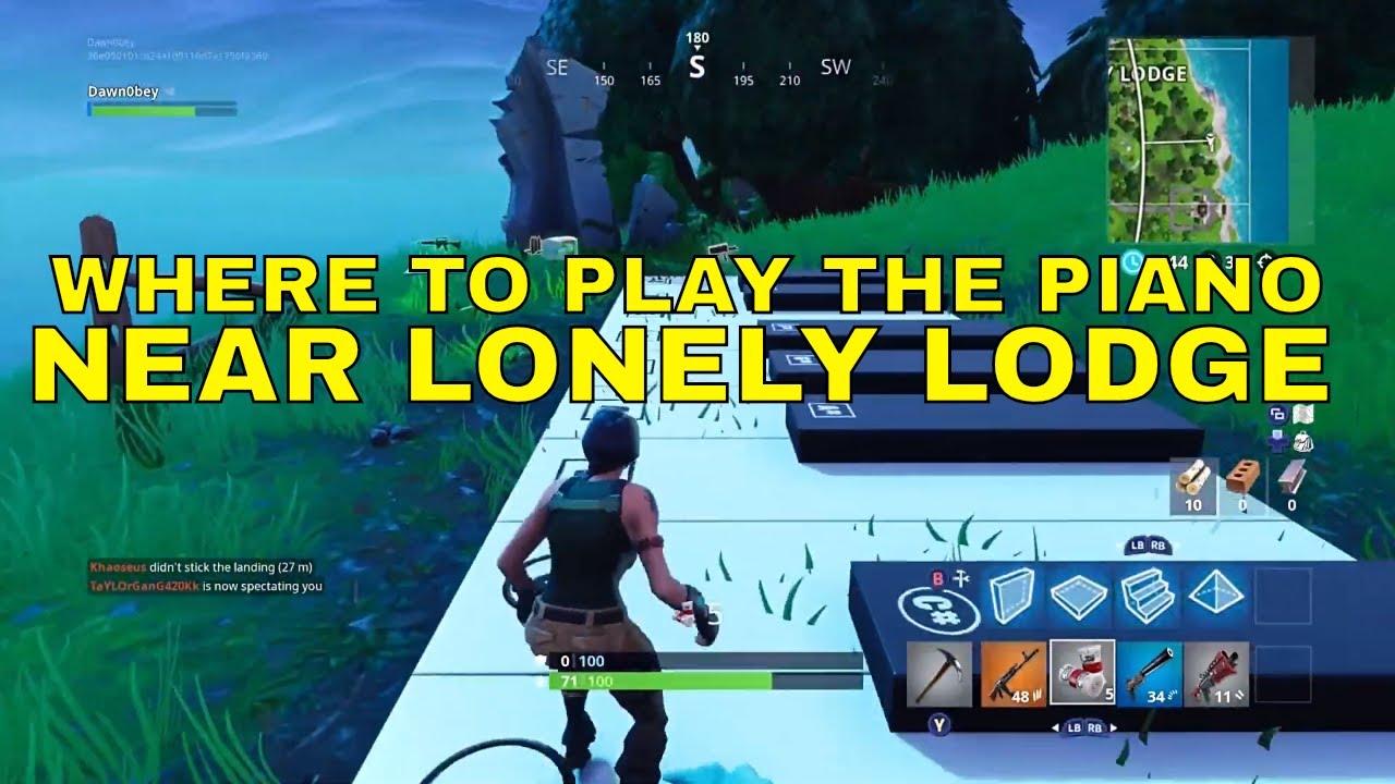 'Fortnite' Lonely Lodge Piano Location And How To Play It