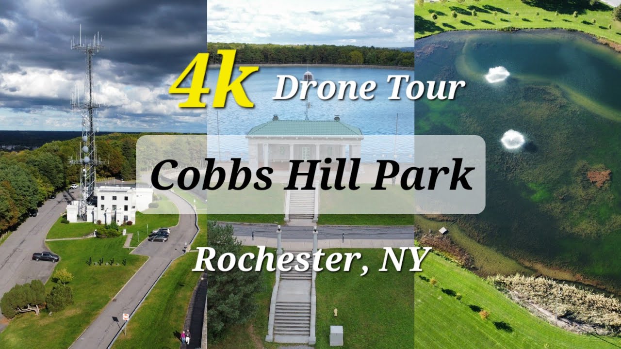 Cobbs Hill Park (Rochester, NY) • 4k Drone Tour