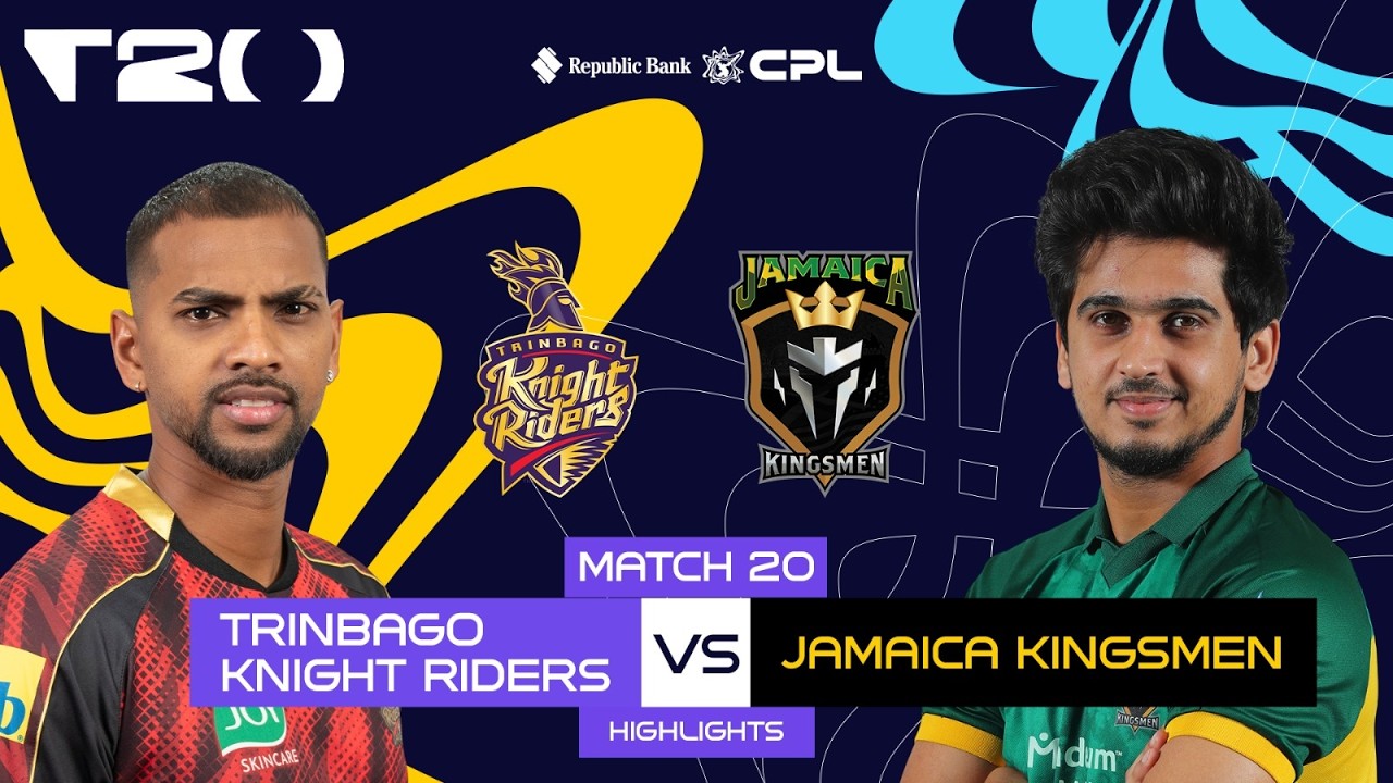 Highlights | Trinbago Knight Riders vs Jamaica Kingsmen | CPL 2026