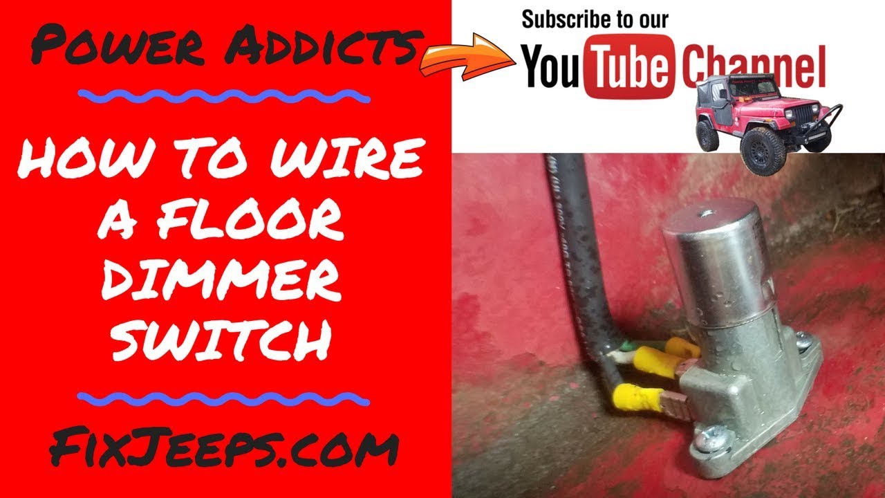 Jeep Wrangler YJ - Lets install the floor light switch