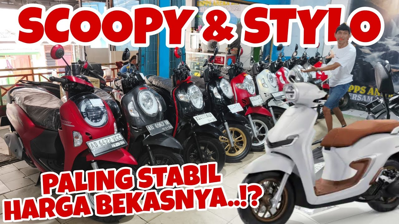 SCOOPY & STYLO 160 HARGA BEKASNYA PALING STABIL!? motor bekas murah - ANEKA JASA MOTOR SOLO 