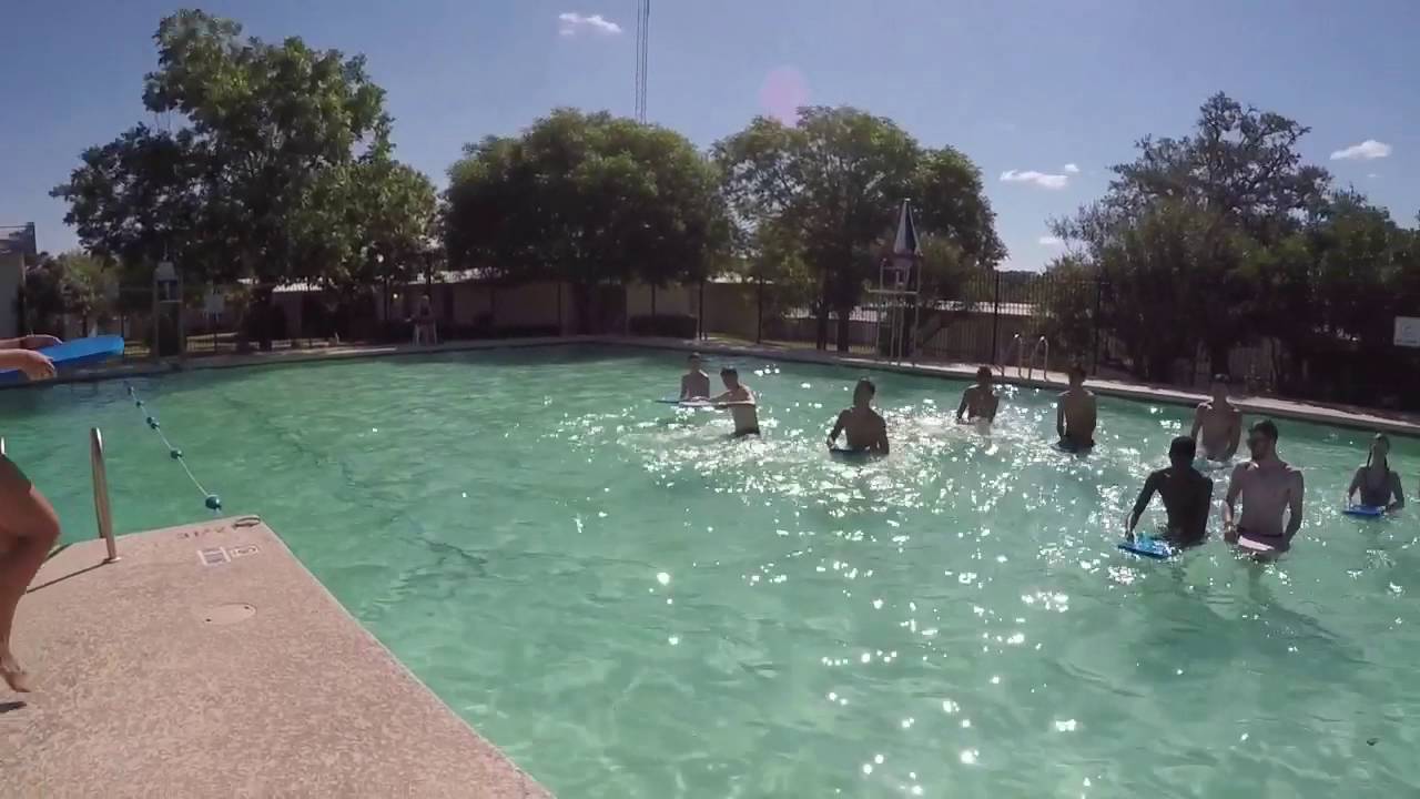 Waterfront block class at Texas Lions Camp, Session 4