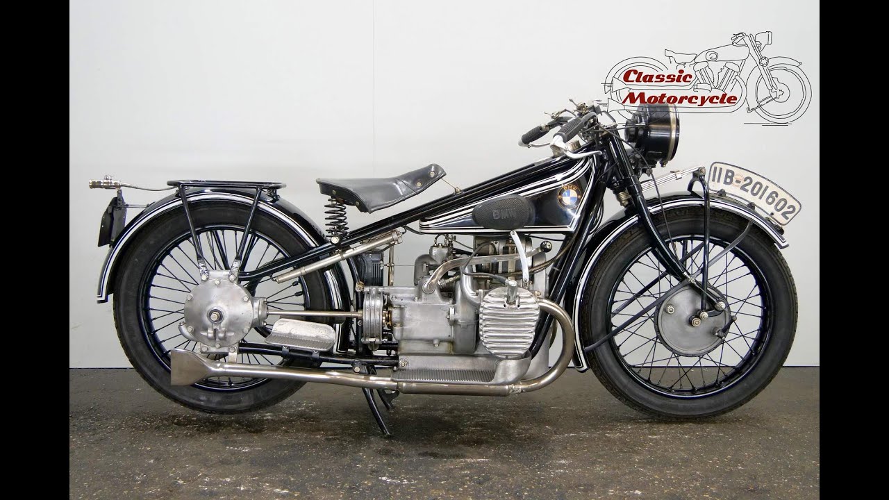 BMW R62 1929 746cc 2 cyl sv - starting up