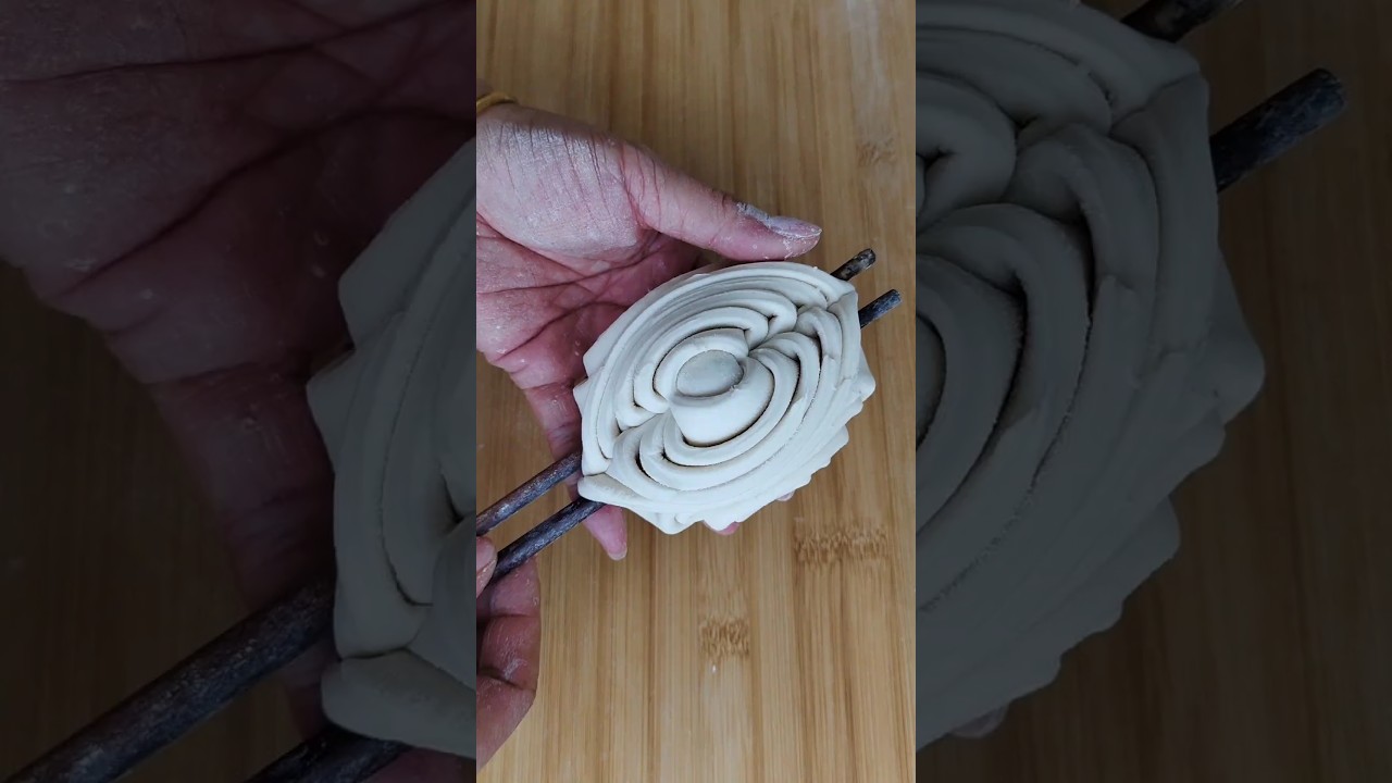 New way to make steamed buns with fancy pattern