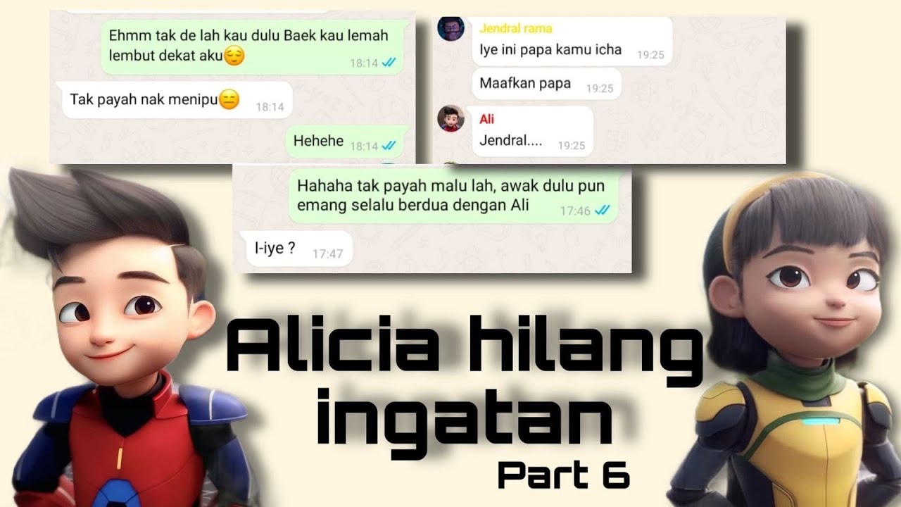 Alicia hilang ingatan part 6 // Ejen Ali dubbing