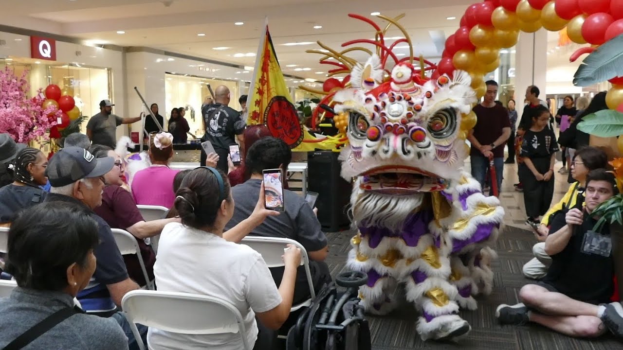  Plaza West Covina Mall 2026 Lunar New Year Celebration event lion dancing Lau Martial Club 
