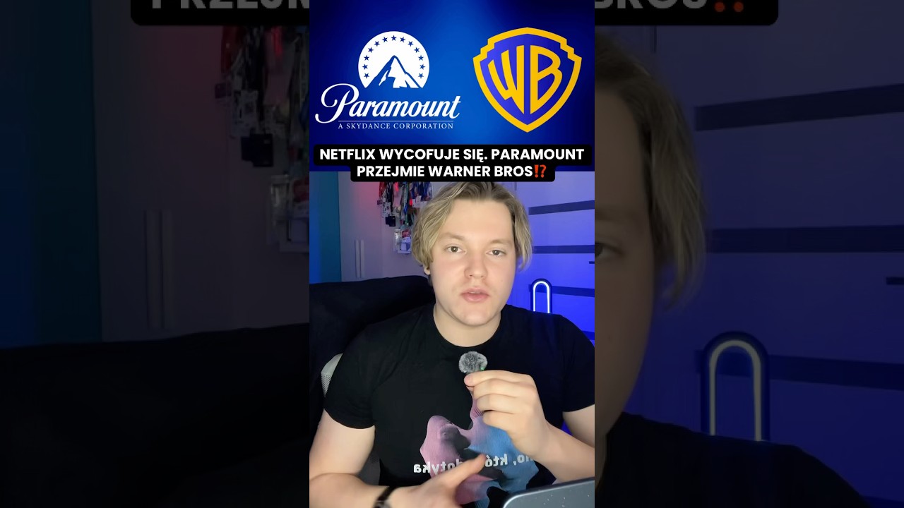 💥 TRZĘSIENIE ZIEMI. NETFLIX WYCOFUJE Z WYŚCIGU. PARAMOUNT PRZEJMIE WARNER BROS. DISCOVERY⁉️