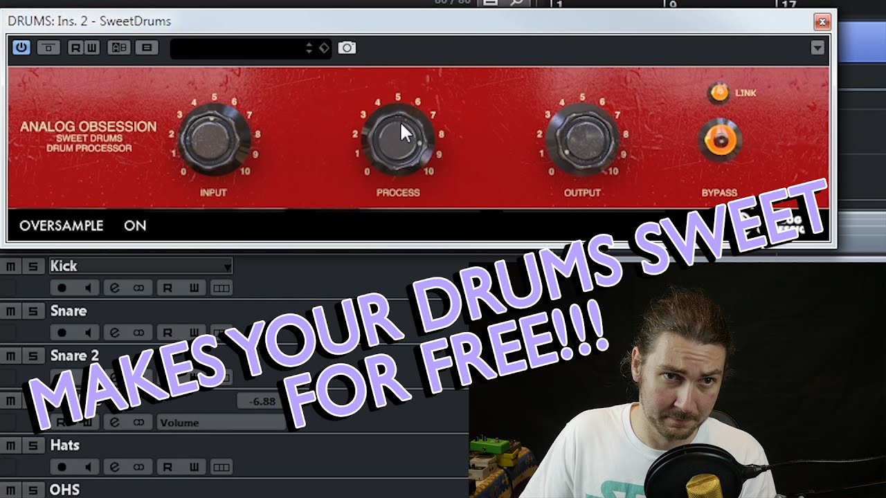 Бесплатный плагин Friday | Analog Obsession Sweet Drums | Драм-процессор