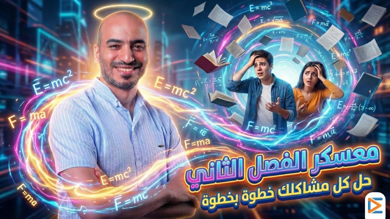 معسكر الفصل التاني… الفرصة الأخيرة في فيزياء تالتة ثانوي 💪