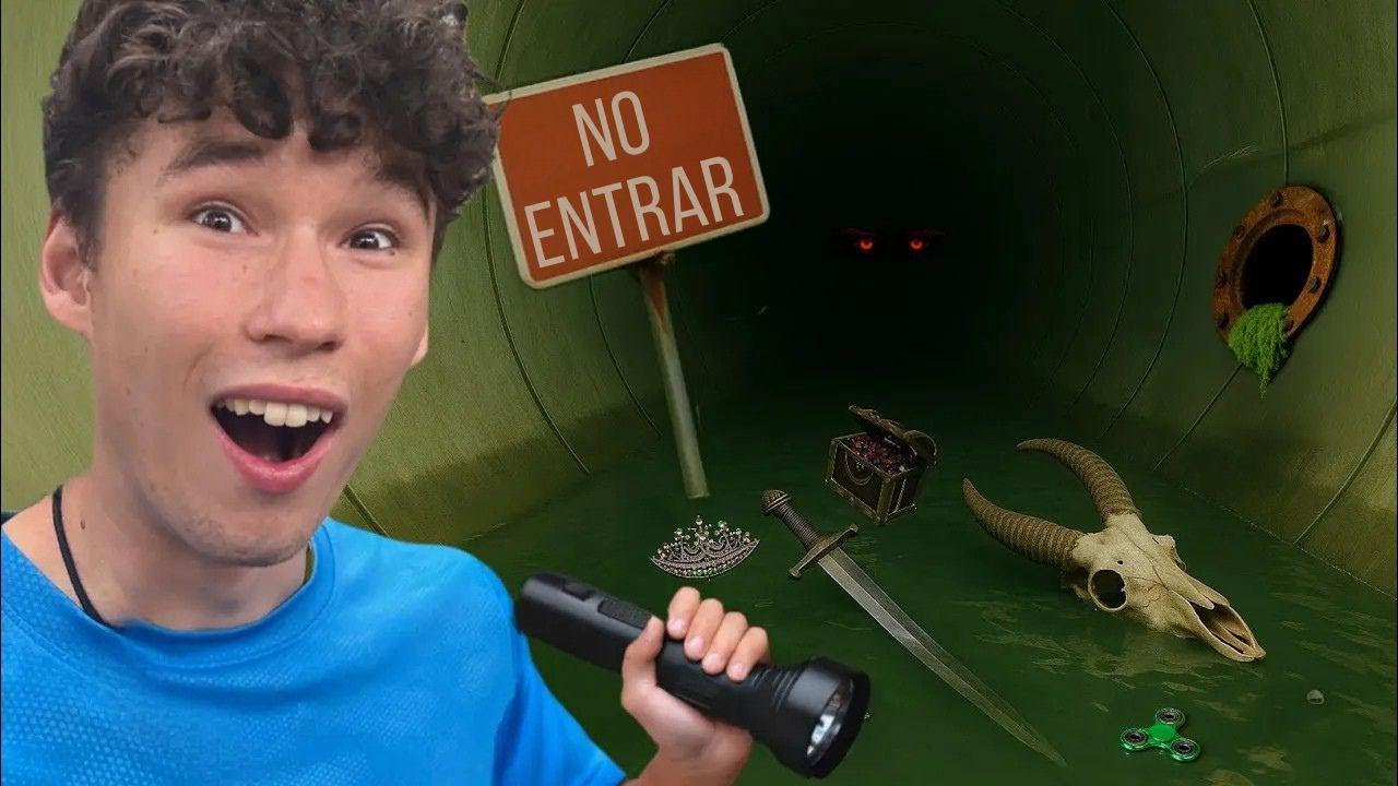Encontré túneles secretos llenos de tesoros perdidos