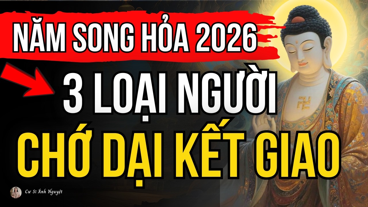 Có 3 Loại Người Chớ Dại Kết Giao Trong Năm Song Hỏa 2026 Kẻo Gặp Đại Nạn | Cư Sĩ Ánh Nguyệt