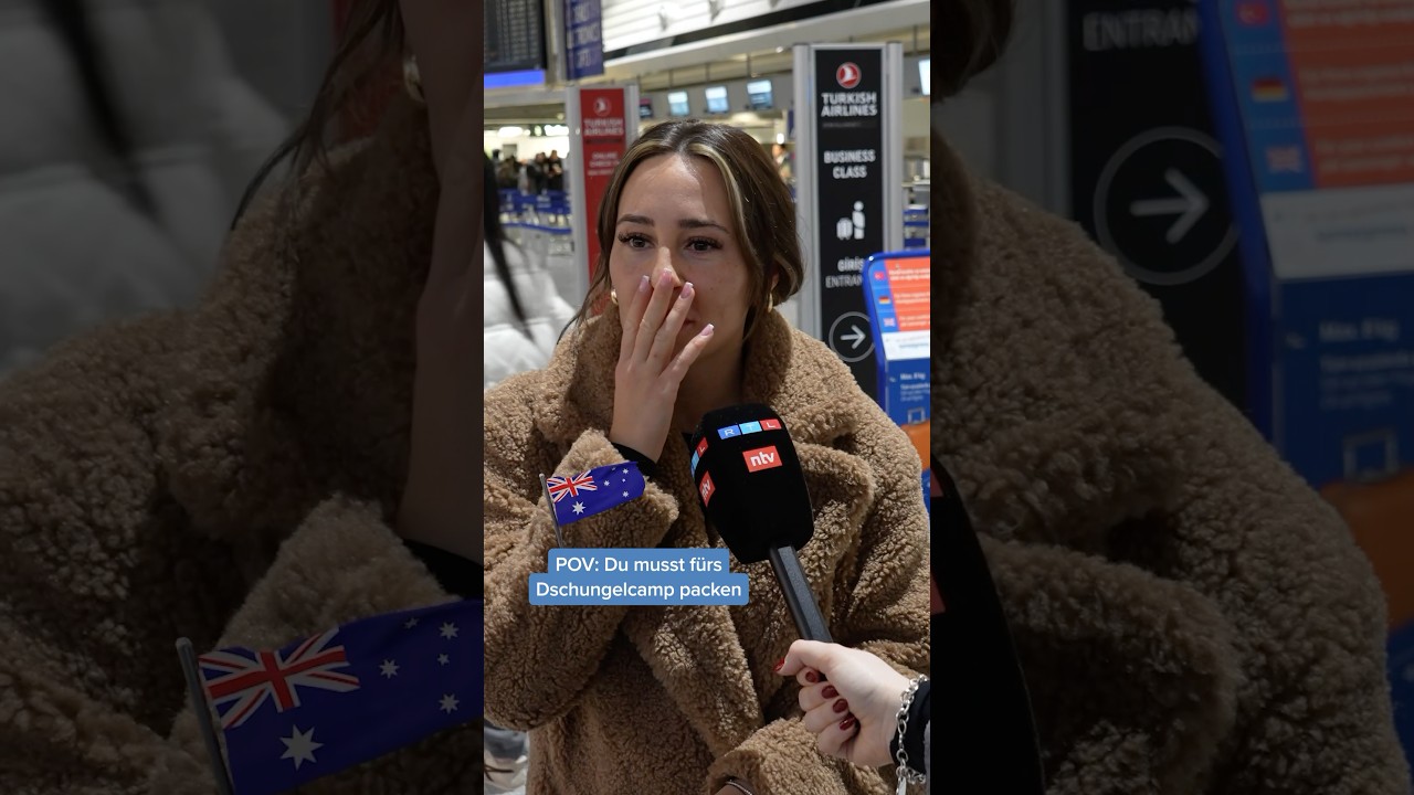 &bdquo;Amoreeeee&hellip;&ldquo; 😂 Alessia Herren und Edith Stehfest kurz vor dem Abflug ins Dschungelcamp!