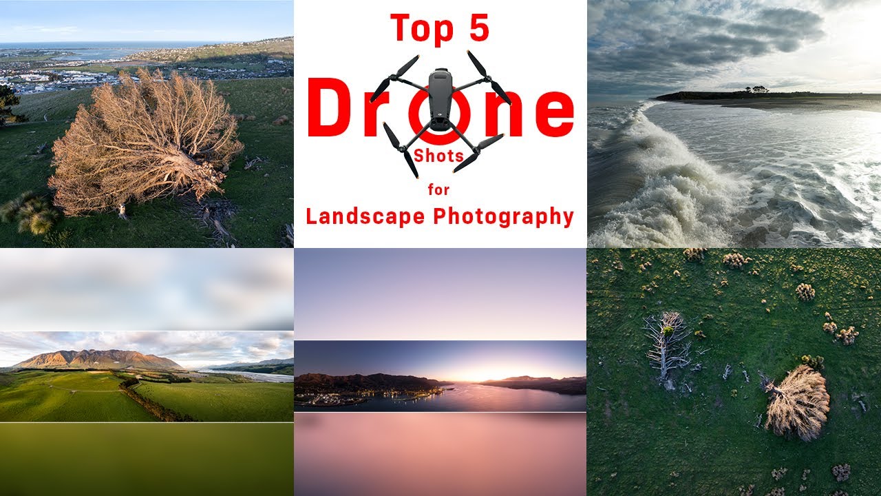 Top five drone shots for landscape photography