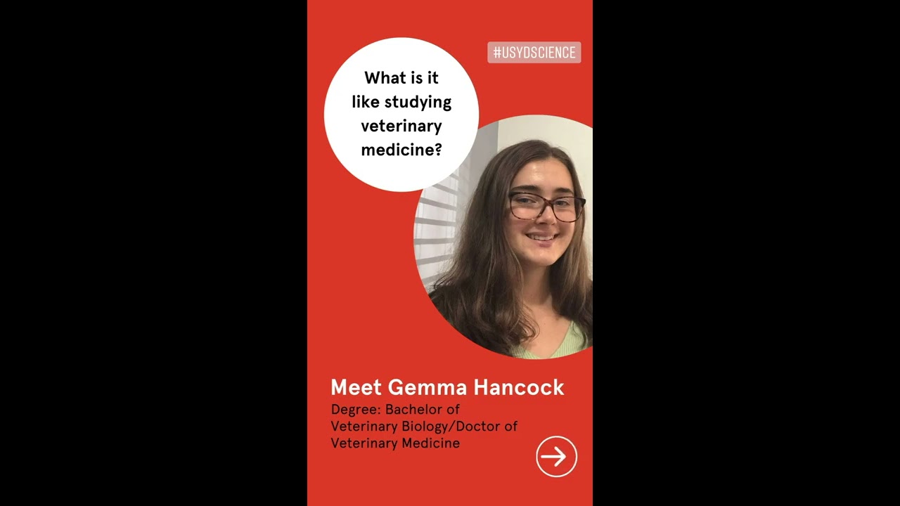 What is it like studying veterinary science at Sydney?