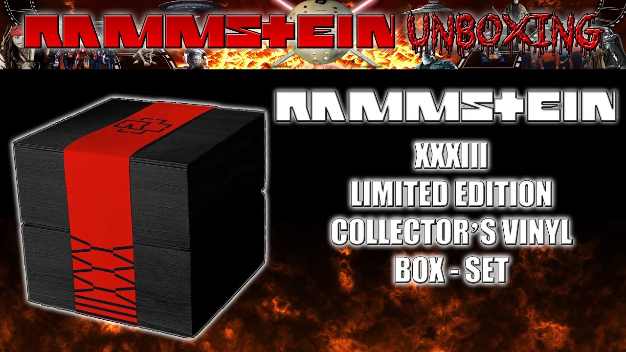 Unboxing - RAMMSTEIN - XXXIII Limited Edition Collector&rsquo;s Vinyl Box - Set